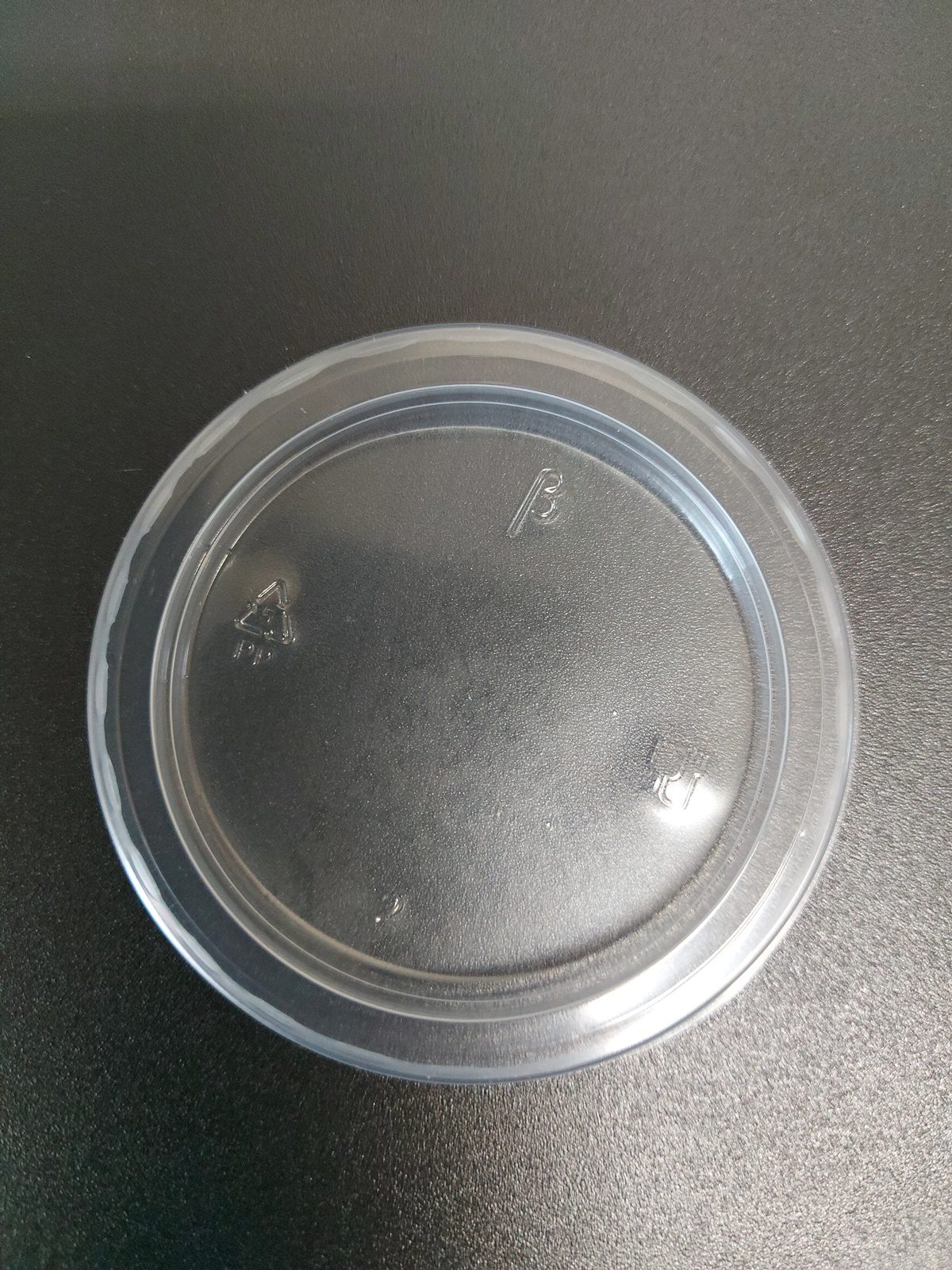 Víčko PP pro kelímky na dresing o objemu 30, 50, 80 a 100 ml, transparentní (100 ks)