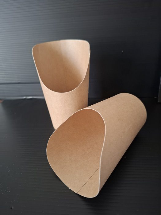 Kornout papírový Eko KRAFT na hranolky 350 ml (50 ks) - Obrázek 2